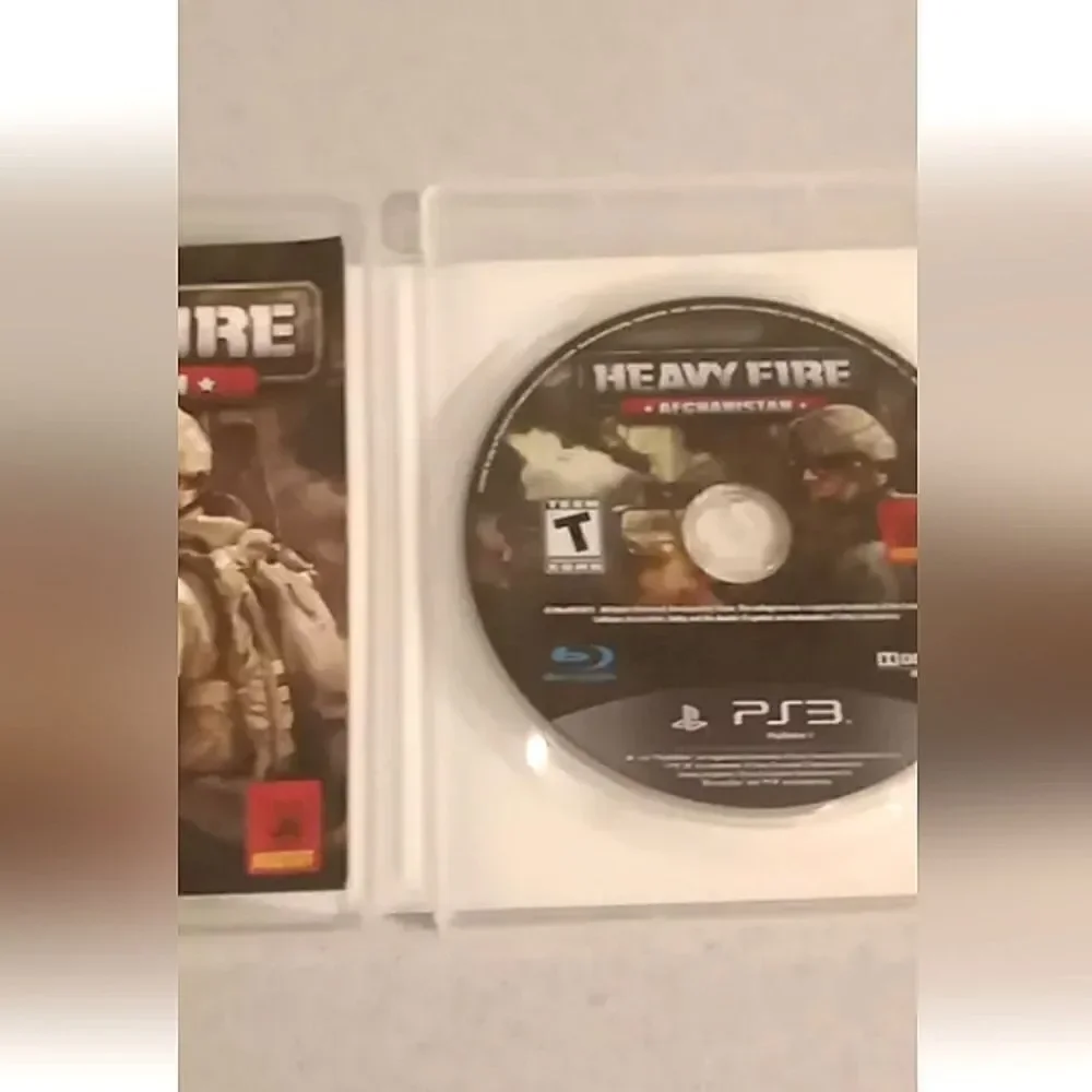 Heavy Fire: Afghanistan (Sony PS3, 2011) COMPLETE! GREAT CONDITION